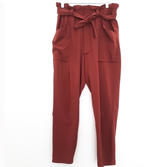 Athleta Skyline High Rise Paper Bag Ankle Pant - Picture 5 of 15